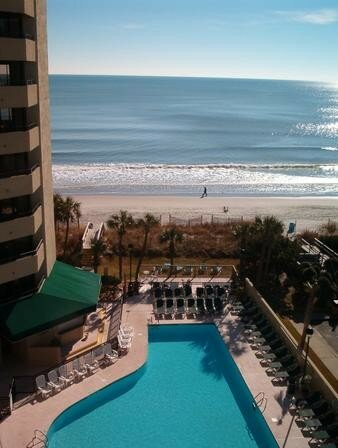 The view from our balcony Photo - The Ocean Reef Resort, Myrtle Beach, South Carolina 