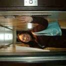 Worlds smallest elevator Photo - Hotel de la Porte Doree, Paris, France 