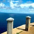 The columns at the edge of Shirley Heights Photo - Antigua, Antigua and Barbuda 