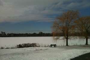 Beauty of a Winter sky Photo, Boston, Massachusetts 