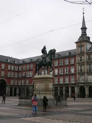 Plaza Mayor Photo, Madrid, Spain 