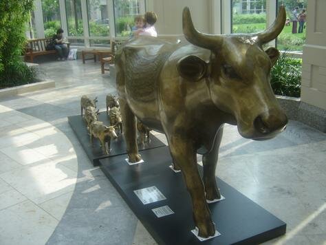 baby cows Photo - Shops at Prudential Center, Boston, Massachusetts 