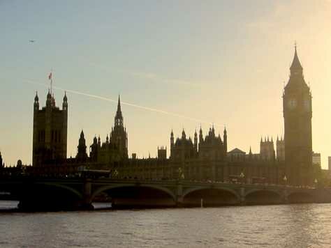 The Houses of Parliament in London, England Photo - Palace of Westminster/Houses of Parliament, London, England 