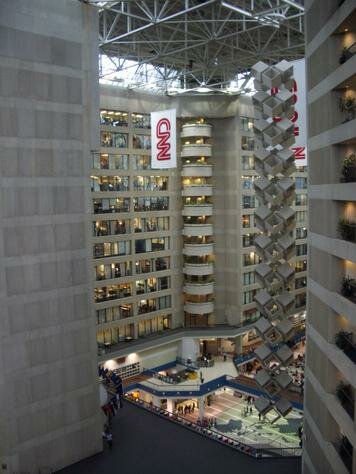 The view from our room of CNN Center Photo - Omni Hotel at CNN Center, Atlanta, Georgia 