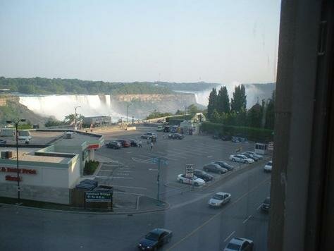View of the Falls from our Room Photo - Brock Plaza Hotel, Niagara Falls, Ontario 