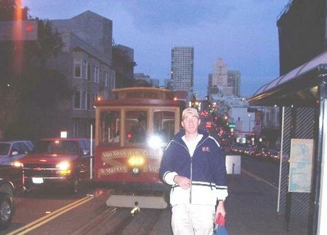 Cable car at Van Ness St. Photo - Holiday Inn Golden Gateway, San Francisco, California 