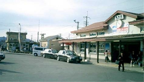 Kameoka Station and police box Photo - Poni Business Hotel, Kameoka, Japan 